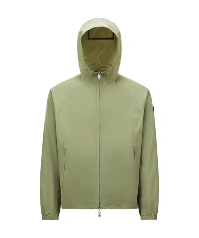 Moncler Chalvine Hooded Jacket In Sage Green