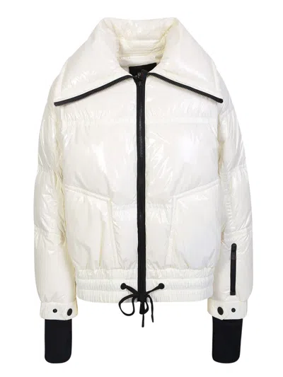 Moncler Chambairy White Down Jacket