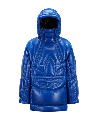 Moncler Chambery Short Style Down Jacket In Blue | ModeSens