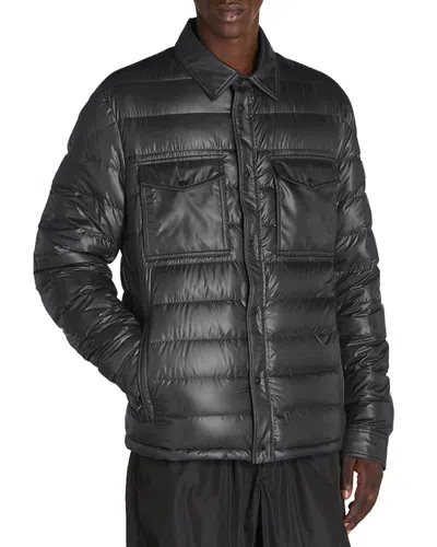 Moncler Chambly Shirt Jacket In Black