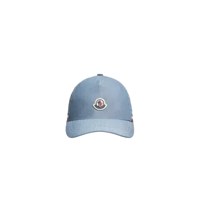 Moncler Kids' Casquette En Chambray, Garçons, Bleu, Taille: S In Blue