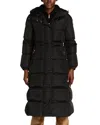 Moncler Chamer Long Coat In Black