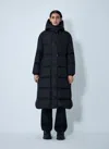 Moncler Chamer Eco Long Parka Jacket In Black