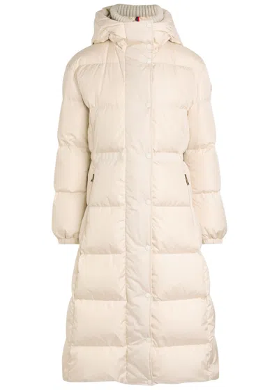 Moncler Chamer Padded Nylon Coat In White