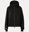 Moncler Chanavey Hooded Ski Jacket In Black