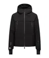 Moncler Chanavey Hooded Ski Jacket In Black