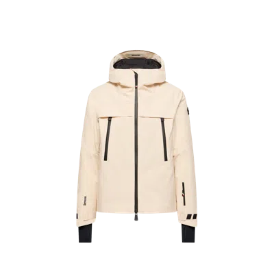 Moncler Chanavey Hooded Ski Jacket, Women, White, Size: 0 In Neutral