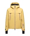 Moncler Chanavey Hooded Ski Jacket In Yellow
