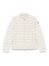 Moncler Igelle Puffer Jacket In Light Beige