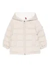 Moncler Puffer Jacket In Metallic