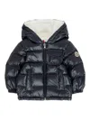 Moncler Mesles Hooded Down Puffer Jacket For Kids In Black