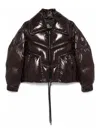 Moncler Grenoble Cluses High-shine Finish Down Jacket In Brown