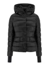 Moncler Grenoble Armoniques Button-up Down Jacket In Black