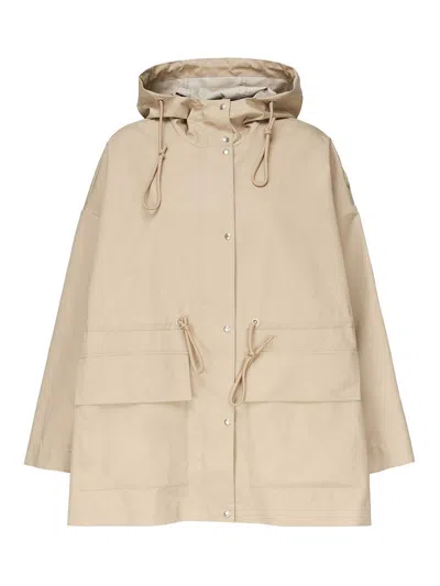 Moncler Jacket In Beige