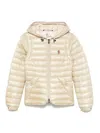 Moncler Grenoble Beige Parka With Fitted Silhouette And Hood In Neutral
