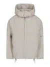 Moncler Etiache Zip-up Windbreaker Jacket In White