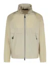 Moncler 'negara' Windbreaker Cuffs Elastic In Cream