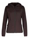 Moncler Mietres Hooded Shell Jacket In Brown
