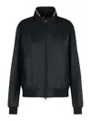 Moncler Reppe Nylon Jacket In Black