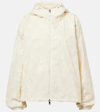 Moncler Charmeil Floral Embroidered Jacket In White