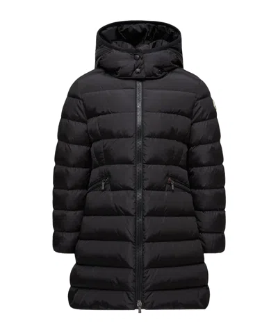 Moncler Charpal Hooded Down Jacket In Black