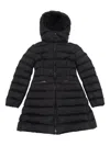 Moncler Charpal Long Coat In Black