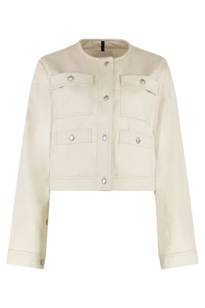 MONCLER MONCLER CHATEL COTTON & LINEN JACKET