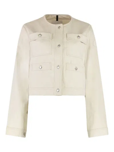 Moncler Chatel Multi-pocket Jacket In Neutral