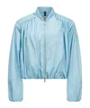 Moncler Chazeron Nylon Jacket In Blue
