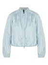 Moncler Chazeron Nylon Jacket In Blue