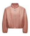 Moncler Chazeron Bomber Jacket In Pink