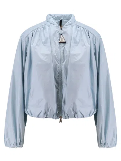 Moncler Chazeron Nylon Jacket In Blue
