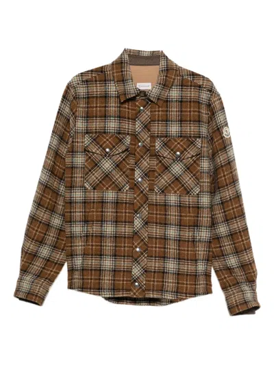 MONCLER CHECK POCKET SHIRT