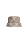 Moncler Plaid Logo Patch Hat In Multi
