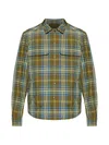 Moncler Checked Chest-pocket Overshirt In Multi