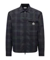 Moncler Plaid Long Sleeve Shirt In Multi