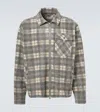 Moncler Graphic Logo Long Sleeve Cotton T-shirt In Gray