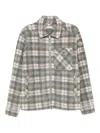 Moncler Graphic Logo Long Sleeve Cotton T-shirt In Gray
