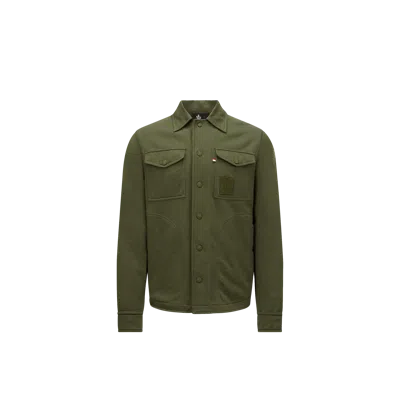 Moncler Chemise En Coton In Green