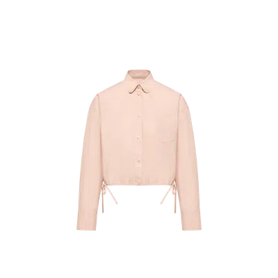 Moncler Chemise En Coton Mélangé À Motif Vichy, Femme, Rose, Taille: 40 In Pink