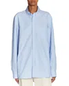 Moncler Button-front Shirt In Dark Blue