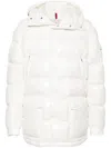 Moncler White Chiablese Short Puffer Jacket In White