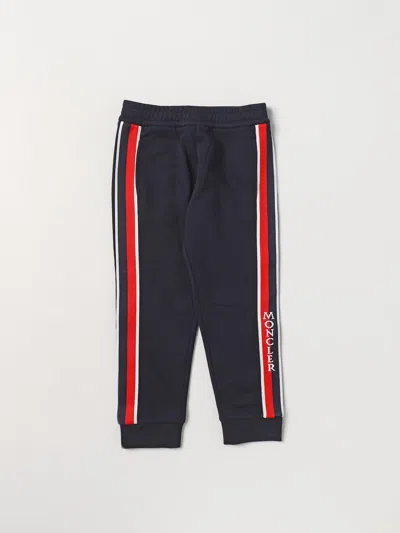 Moncler Chic Trousers For Fall 2024 In Blue