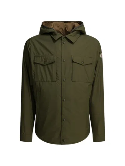 Moncler Chirano Hooded Jacket In Green