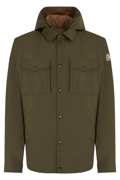 Moncler Chirano Hooded Jacket In Green