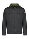 Moncler Chirano Puffer Jackets Multicolor In Black