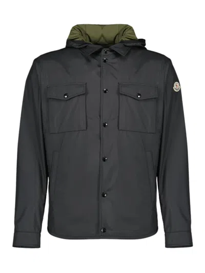 Moncler Chirano Puffer Jackets Multicolor In Black