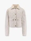 Moncler Chitre Quilted Jacket In White