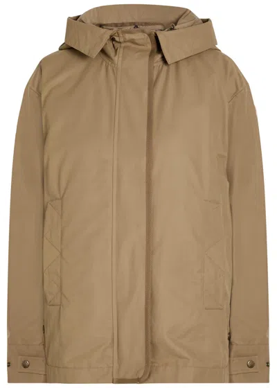 Moncler Chocard 2-in-1 Gilet Design Cotton And Nylon Blend Jacket In Brown