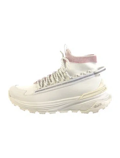 Pre-owned Moncler Chunky Sneakers In Neutral